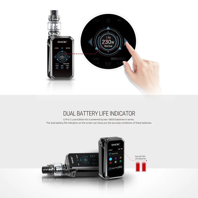 Электронная сигарета SMOK Griv 3 TFV16 lite набор для вейпа 2 Luxe Edition 230 Вт бокс атомайзер TFV12