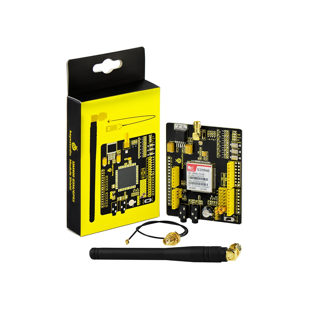 Keyestudio SIM900 GSM модуль GPRS щиты для Arduino UNO и Mega/Леонардо беспроводной с расширением