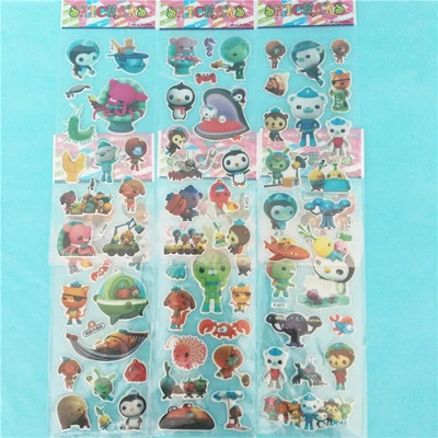 Вечерние поставки Octonauts тема украсить тарелки и чашки флаг бумага вечерние набор