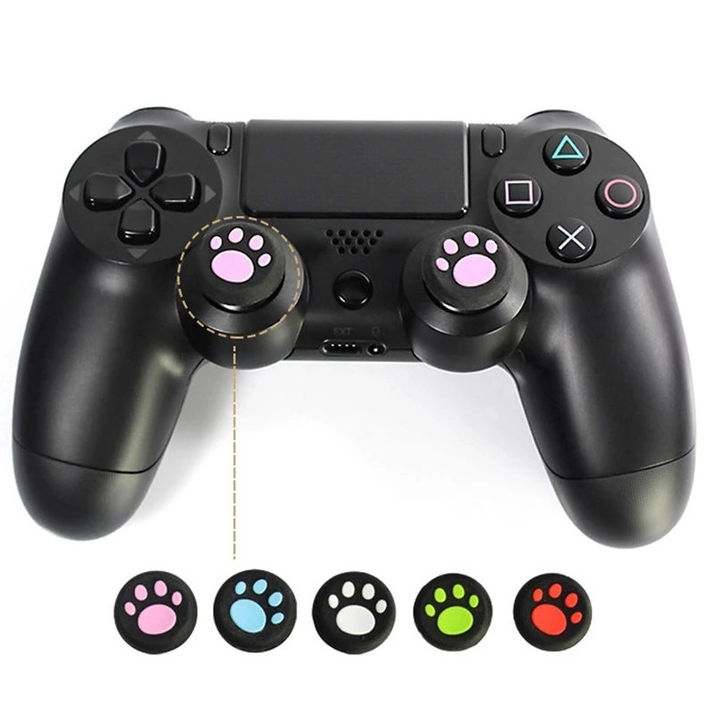 10 шт./компл. силиконовые колпачки с когтями для Sony PlayStation 4 PS4|cap cap|cap for catscap thumbstick |
