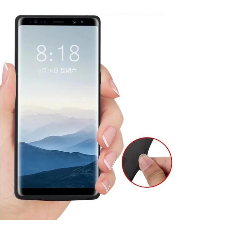 6500 мАч Батарея Зарядное устройство чехол для Note 8 внешнего резервного Запасные