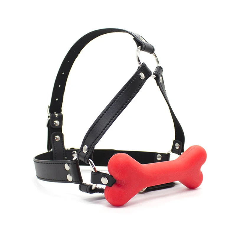 Силиконовые игрушки для косплея рот кляп собака кость Фетиш сдержание