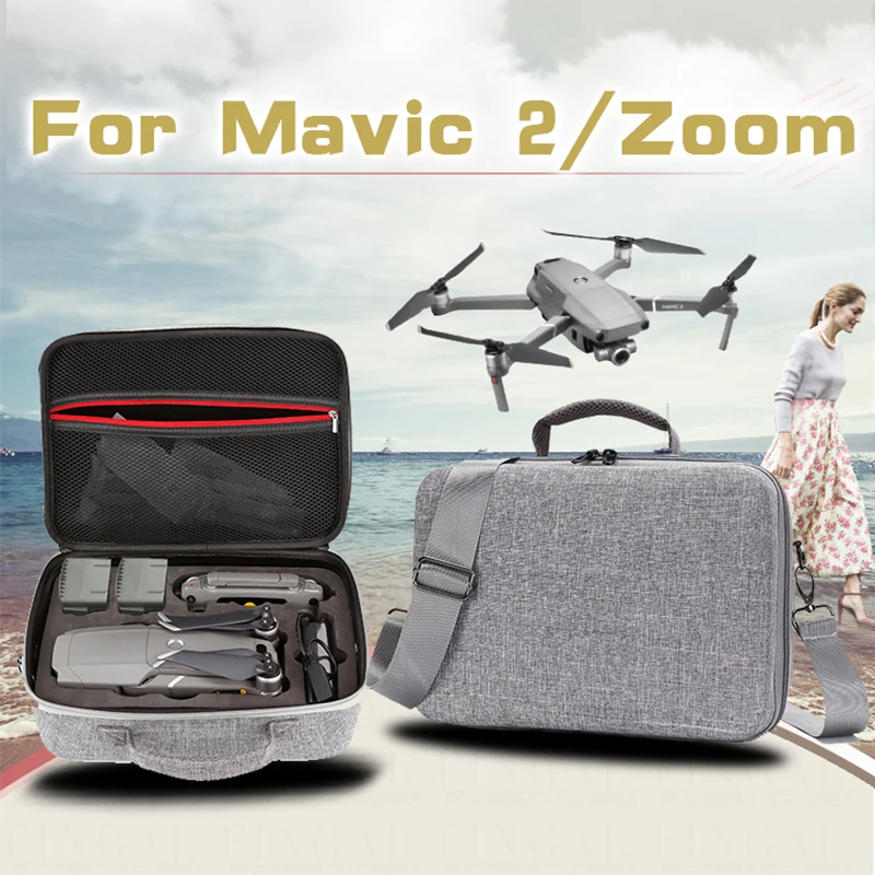 

Портативная сумка, сумка, чехол для DJI MAVIC 2 PRO/MAVIC 2 ZOOM Drone и двух батарей, на одно плечо, аксессуары для DJI MAVIC 2 Drone