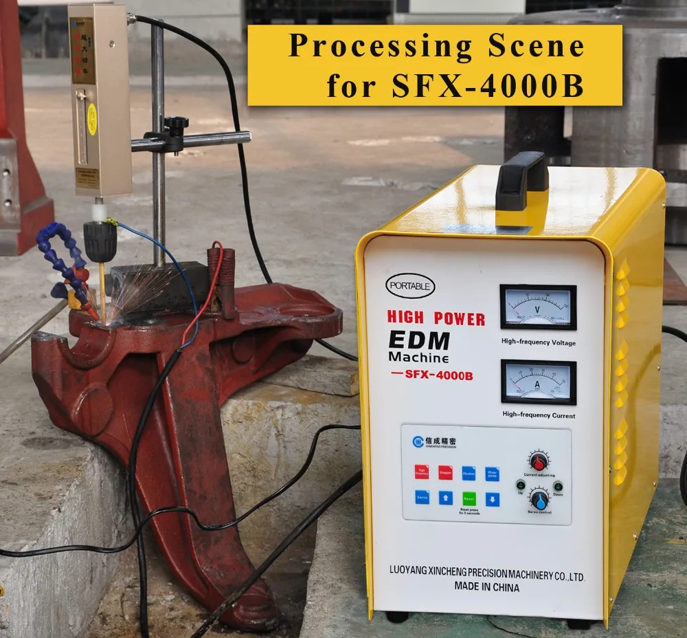 

Spark erosion EDM machine tap extraction removal machine