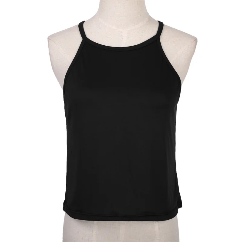 Женский топ без рукавов с черным ремешком на лето|casual tanks|top blackwomen summer vest |
