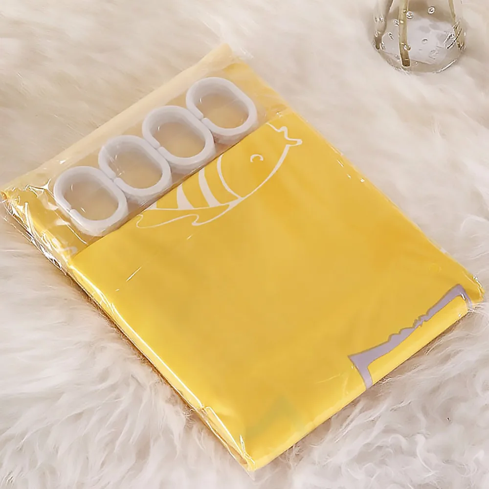 Высокое качество полиэстер водонепроницаемый ванная комната занавески для душа