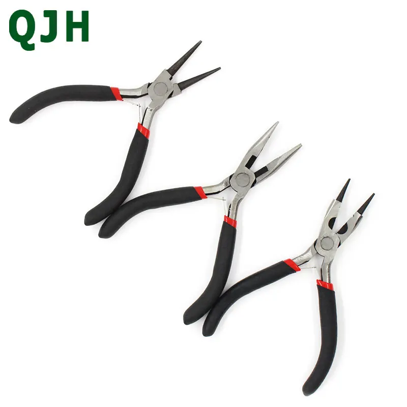 

DIY Handmade Accessories Mini Long Nose Pliers Beaded Jewelry Pliers Multifunction Wire Crimping Cable Cutters 3 Types