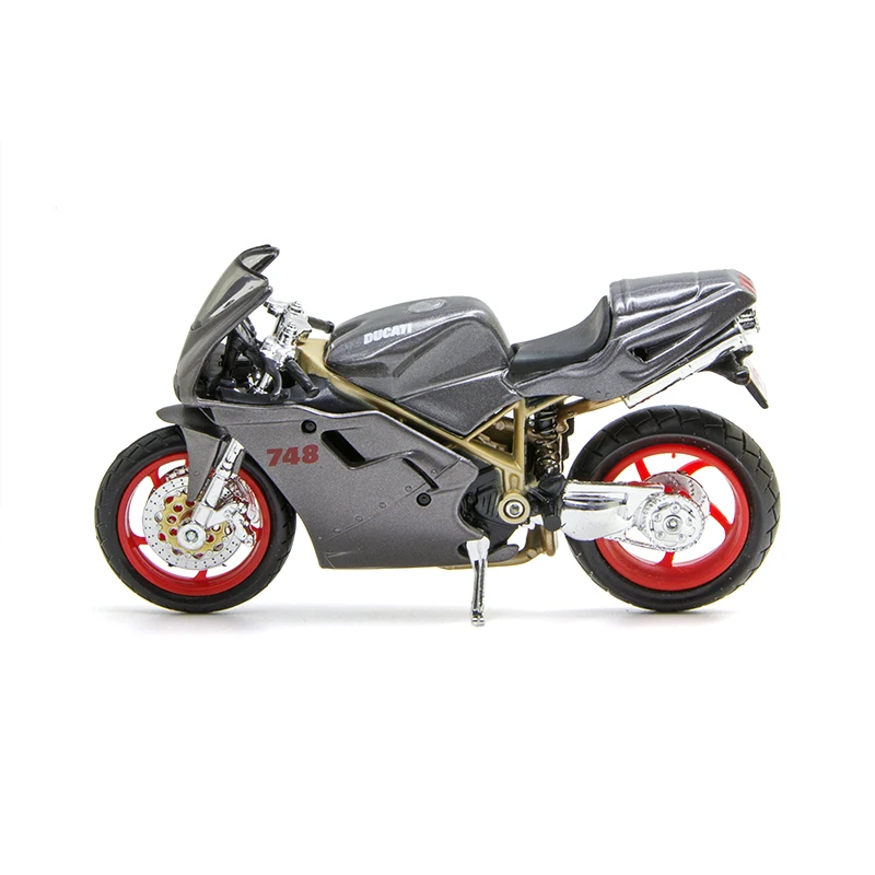 Maisto 1:18 модели мотоциклов Ducati 748 литой пластик миниатюрная гоночная игрушка для