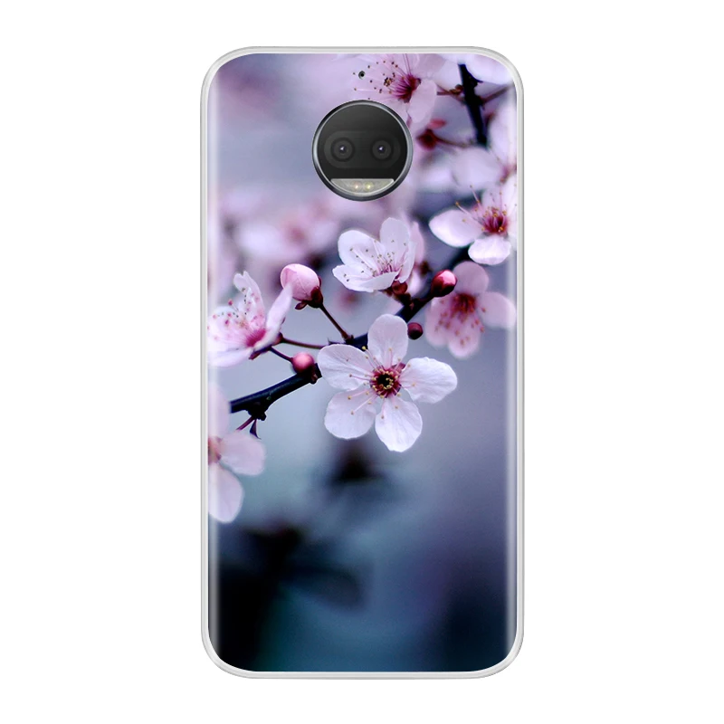 Для Moto G5S чехол, силиконовый мягкий, симпатичный, из ТПУ, с модным цветком, чехол для телефона, для Motorola Moto G5S - Цвет: No.8