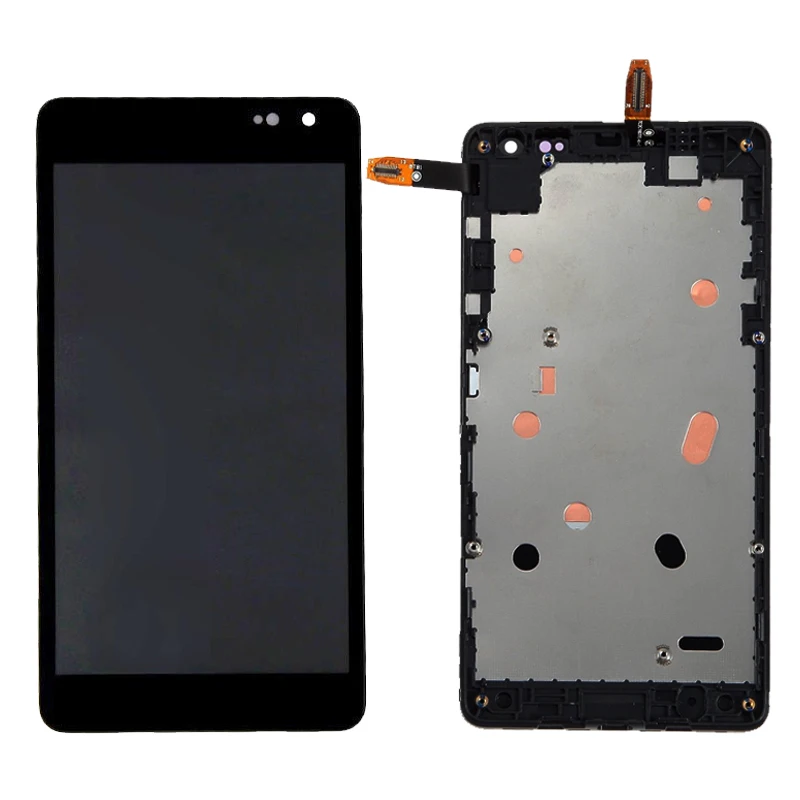 Для Nokia Lumia 535 ЖК дисплей + сенсорный экран дигитайзер сборка рамка запасные части