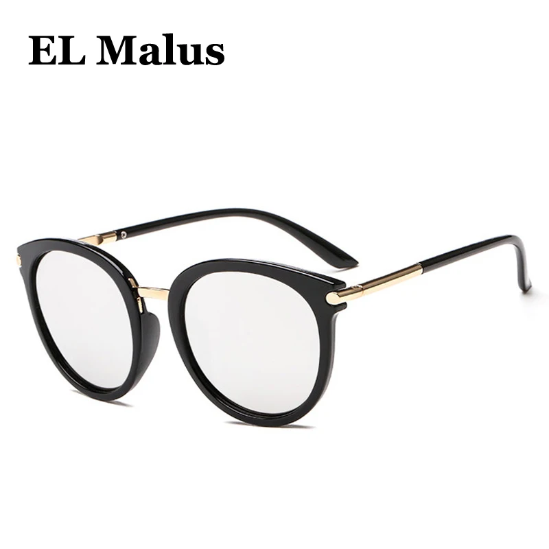 [EL Malus] 2019 круглый металлический Ретро рамка женские солнцезащитные очки
