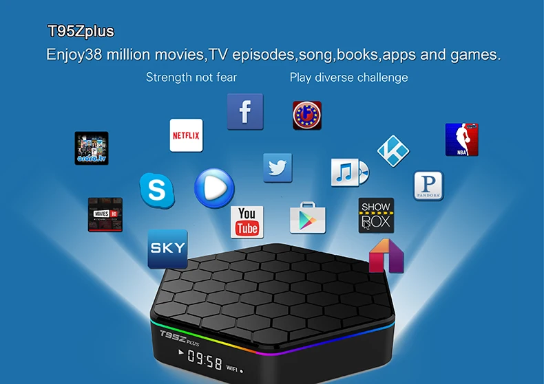 RECALLION 3g/32G Android 7 1 tv BOX T95Z Plus Amlogic S912 OctaCore 2G16G + Smart Set Top box 2 4G/5 GHz Dual WiFi BT4.0 | Электроника