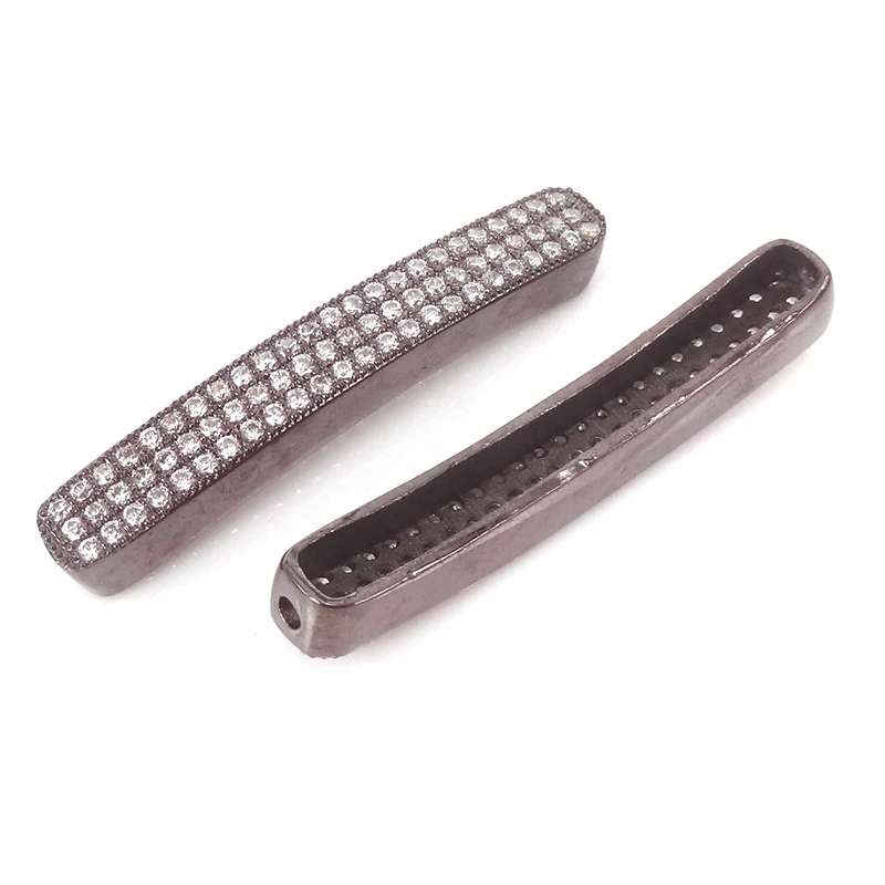 Разноцветные Украшения CZ Micro Pave длинные аксессуары ручной работы латунь