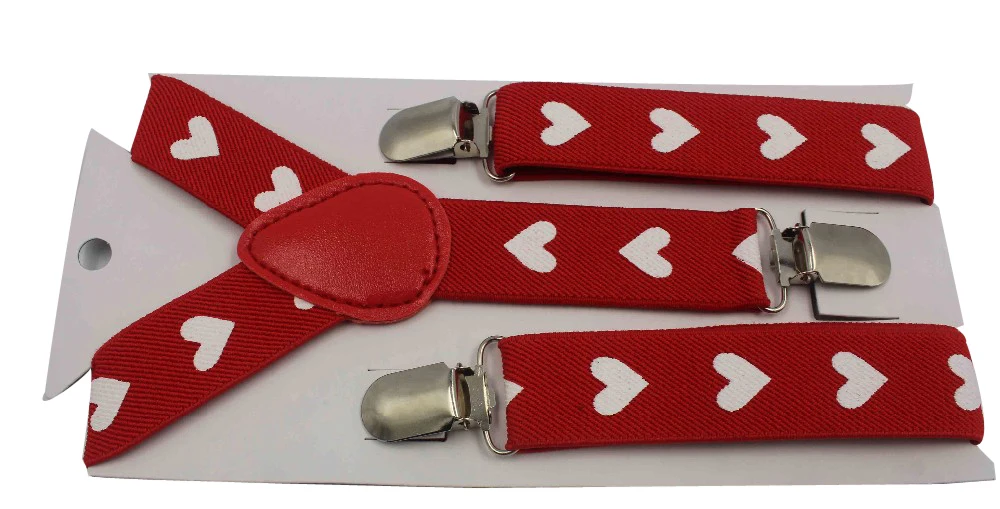 Бесплатная доставка новинка 2019 модные эластичные подтяжки на клипсе с принтом