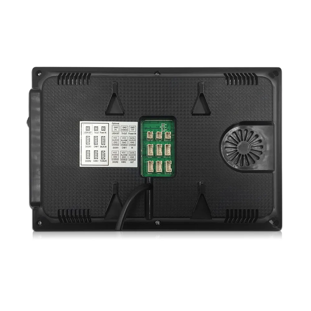 Dragonsview 7 inch video door phone doorbell intercom kit Intercom 6 Monitors 1 Outdoor Station Waterproof DayNight View Record |