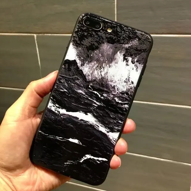 Новый дизайн Моды Ласточки Волны маслом Pattern Мягкий ТПУ Задняя крышка Для iPhone 6 s