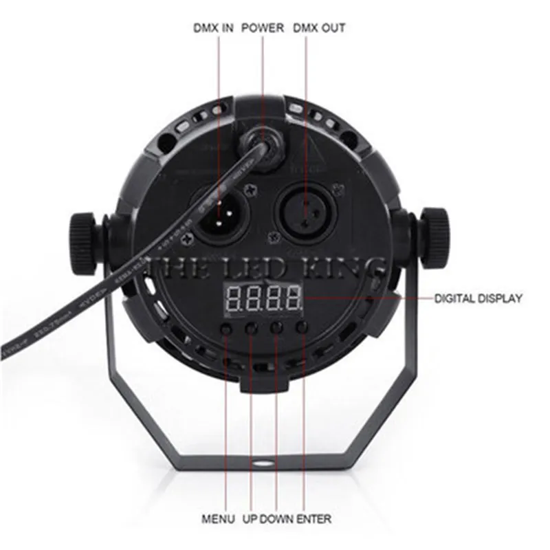 Новый профессиональный светодиодный прожектор 18 светодиодов RGB Светодиодный DMX
