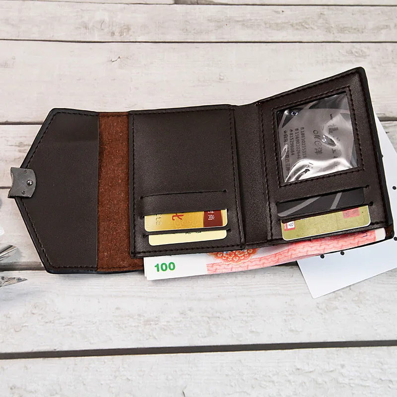 Радужный разноцветный расшитый блестками кошелек из искусственной кожи Женская