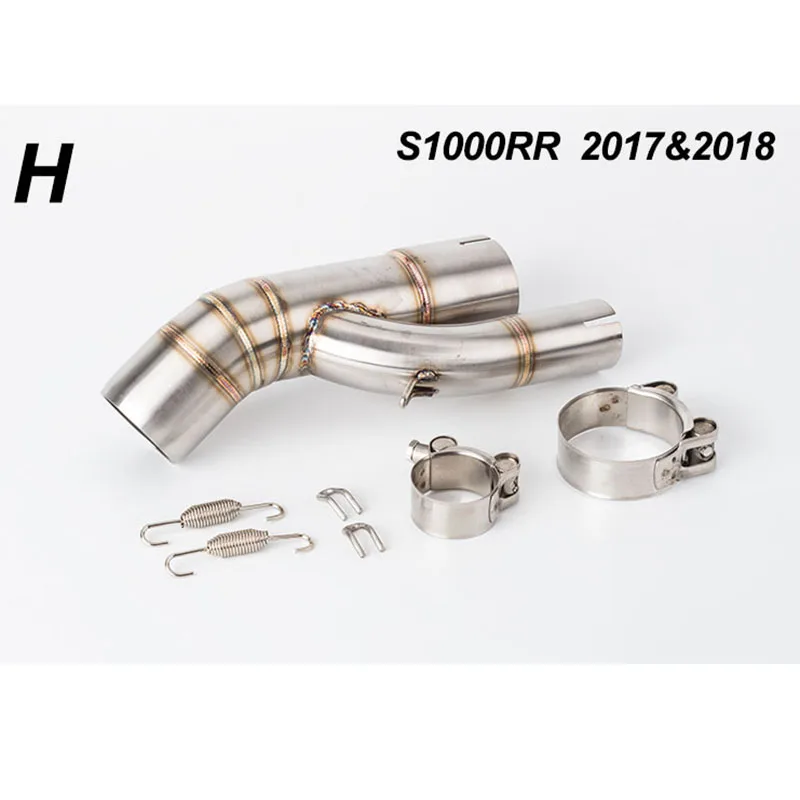 Выхлопной глушитель для мотоцикла S1000RR 2017 2018 слипоны средние звенья трубы