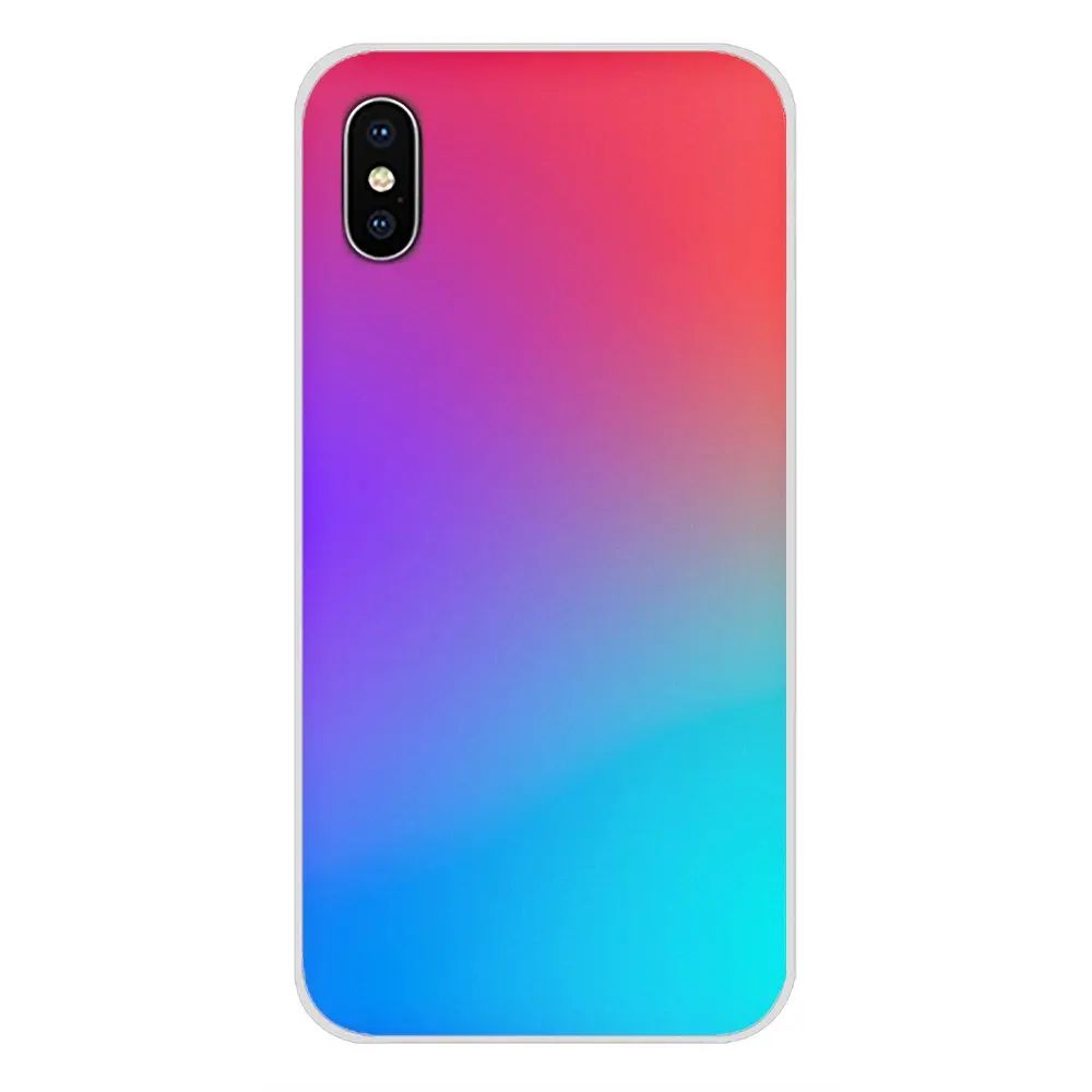 Аксессуары чехлы для телефонов Чехлы градиентные меняющие цвета Xiaomi Redmi 4A S2 Note 3 3S