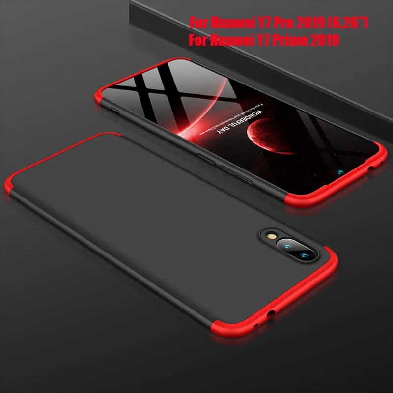 Чехол для Huawei Y7 Prime 2019 роскошный черный чехол Pro 2018 телефона с жесткой защитой |