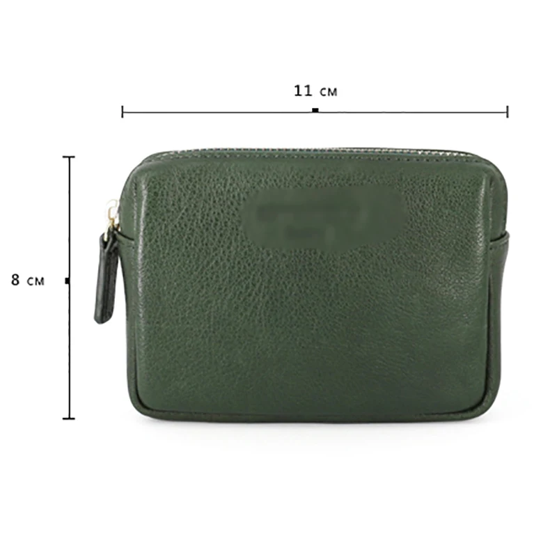 AETOO Cowhide Wallet female handmade zipper leather stereo coin bag Storage Small wallet | Багаж и сумки