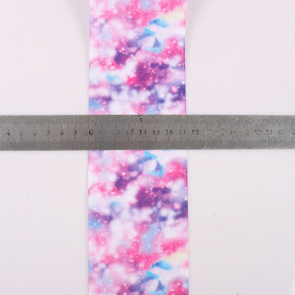 

5Y/lot 3" 75mm Colorful Heart Grosgrain Ribbon DIY Hairbows Accessories Home Textile Printed Ribbon Apparel Sewing Fabric