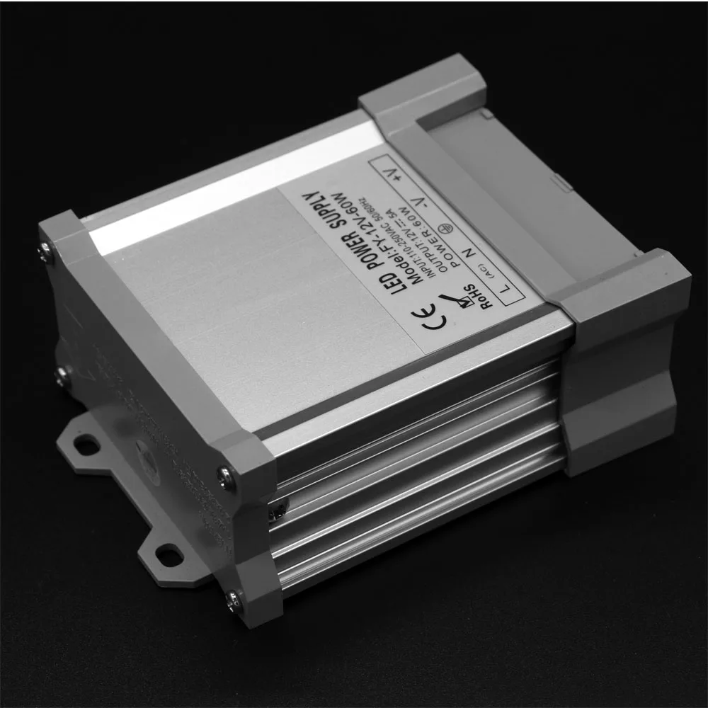 

High Quality AC to DC Constant Voltage 12V 5A 60W Outdoor Rainproof Switching Power Supply