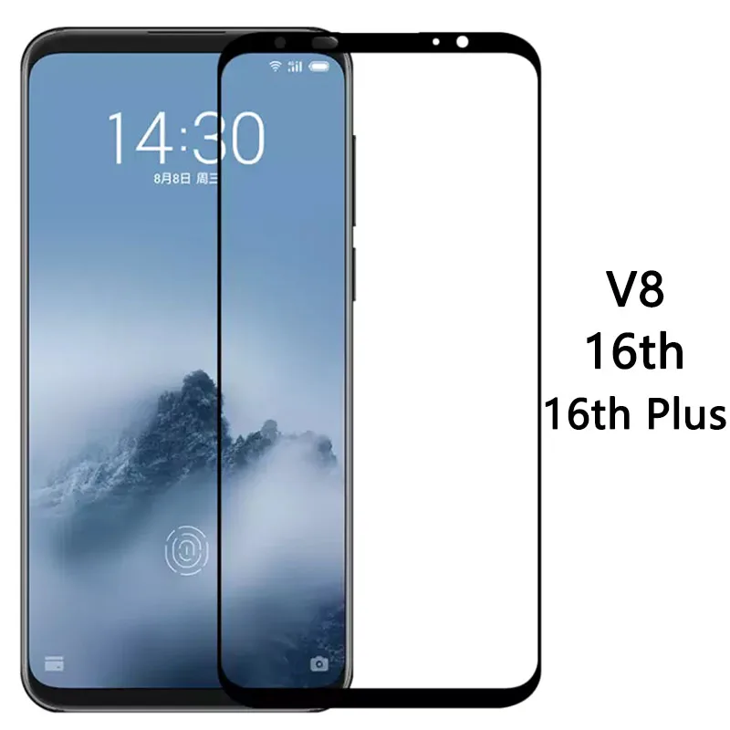 Защитное стекло для Meizu 16th Plus V8 закаленное Защита экрана на Maisie 16 Th V 8 8v защитная