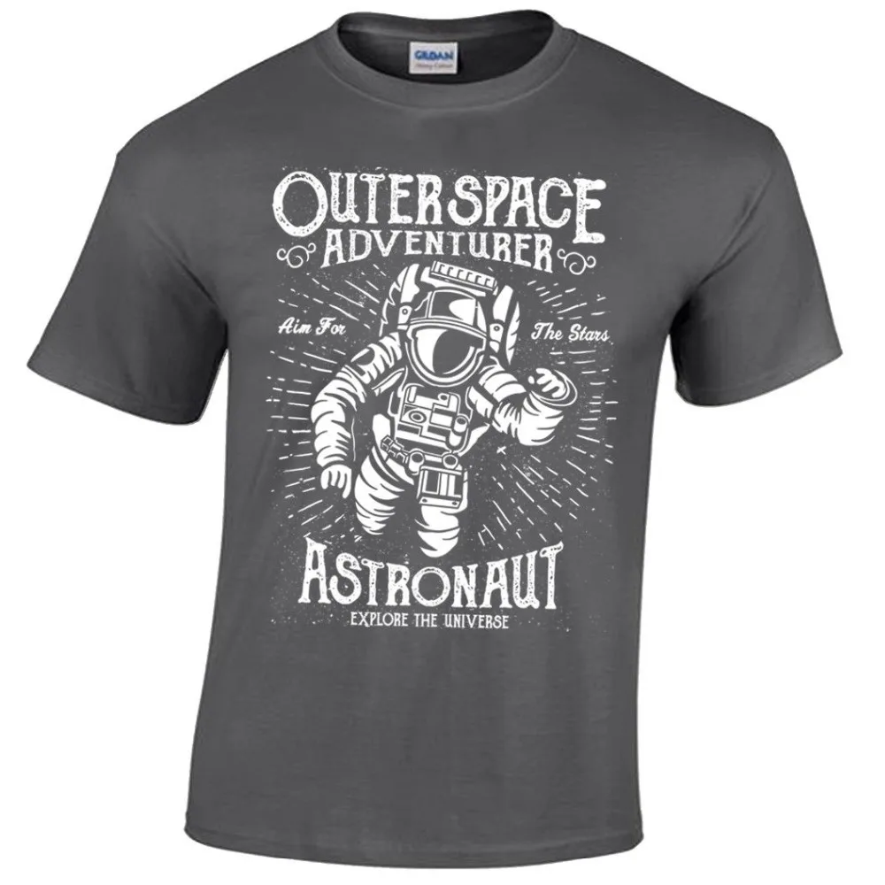 Astronauta Camiseta Hombre Ретро Motivacionales Adventurer Buzos 2019 новая брендовая одежда специальная