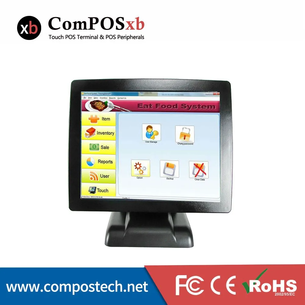 

15-inch cash register terminal end machine 15 inch pos touch all in one pc pos system