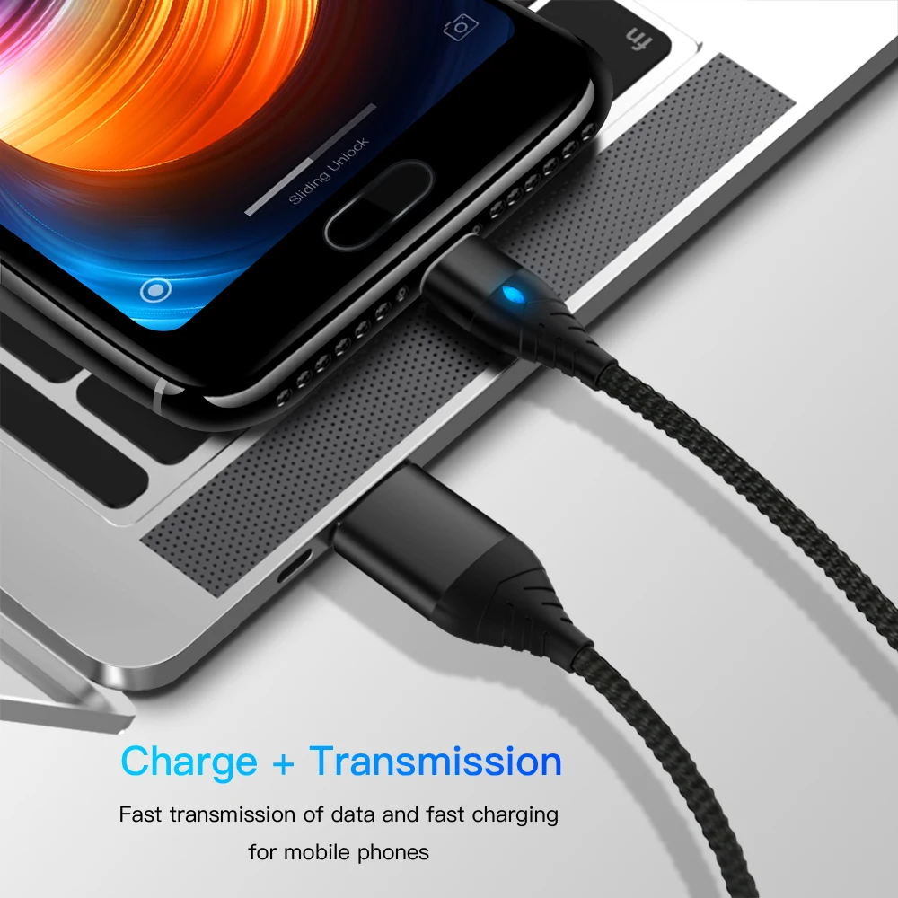 Тип usb C/Micro USB/8Pin 3 в 1 Магнитный кабель USB-C/Тип-с быстро Зарядное устройство магнит