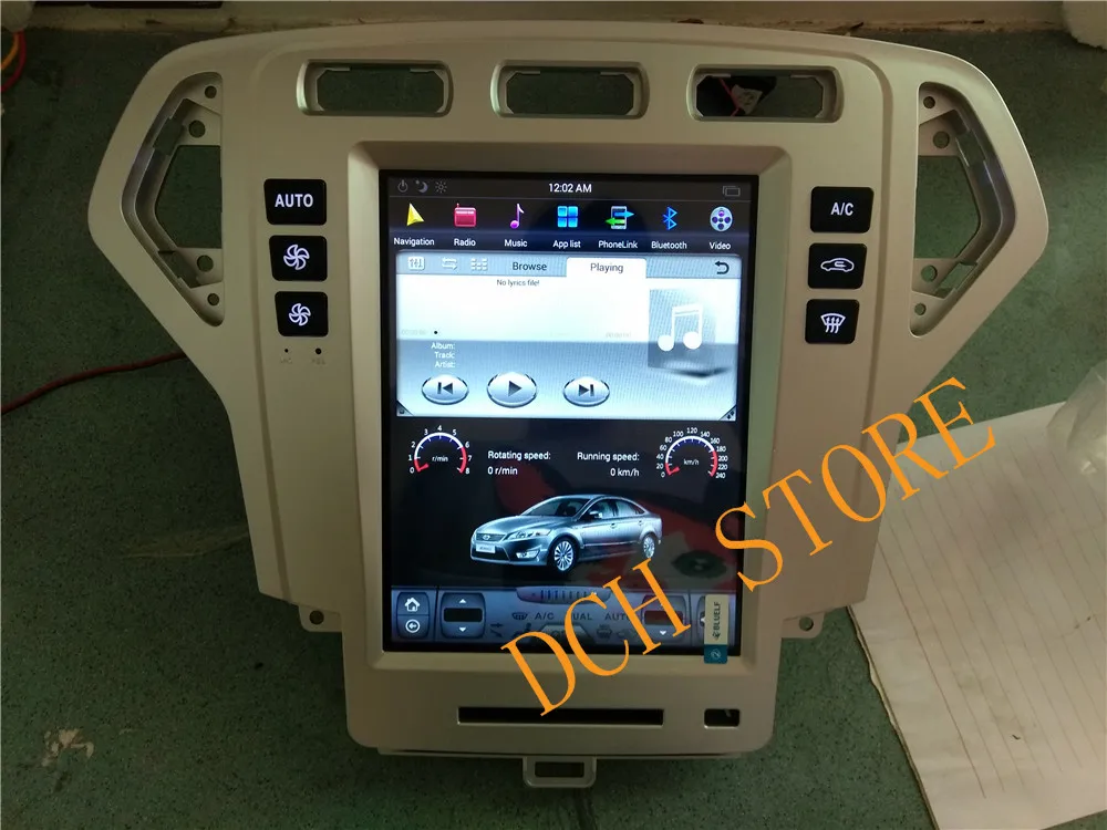 10,4 ''Tesla стиль Android 8,1 автомобильный DVD gps плеер для Ford Mondeo fusion 2007 2008 2009 2010 2011 2012 2013 PX6 CARPLAY