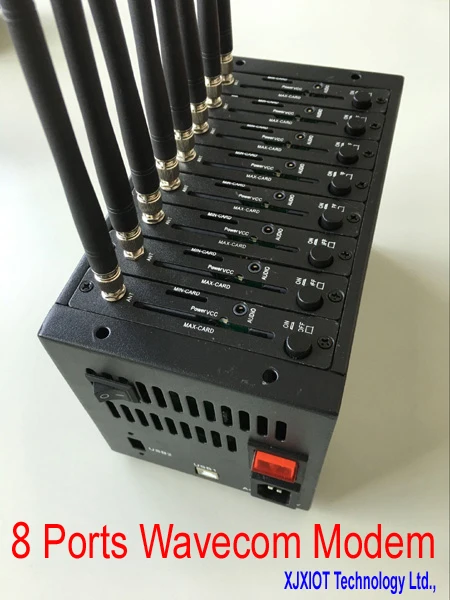 Xjx Factory gsm модем с 8 портами usb Wavecom Q2406B ussd stk перезаряжаемое мобильное программное