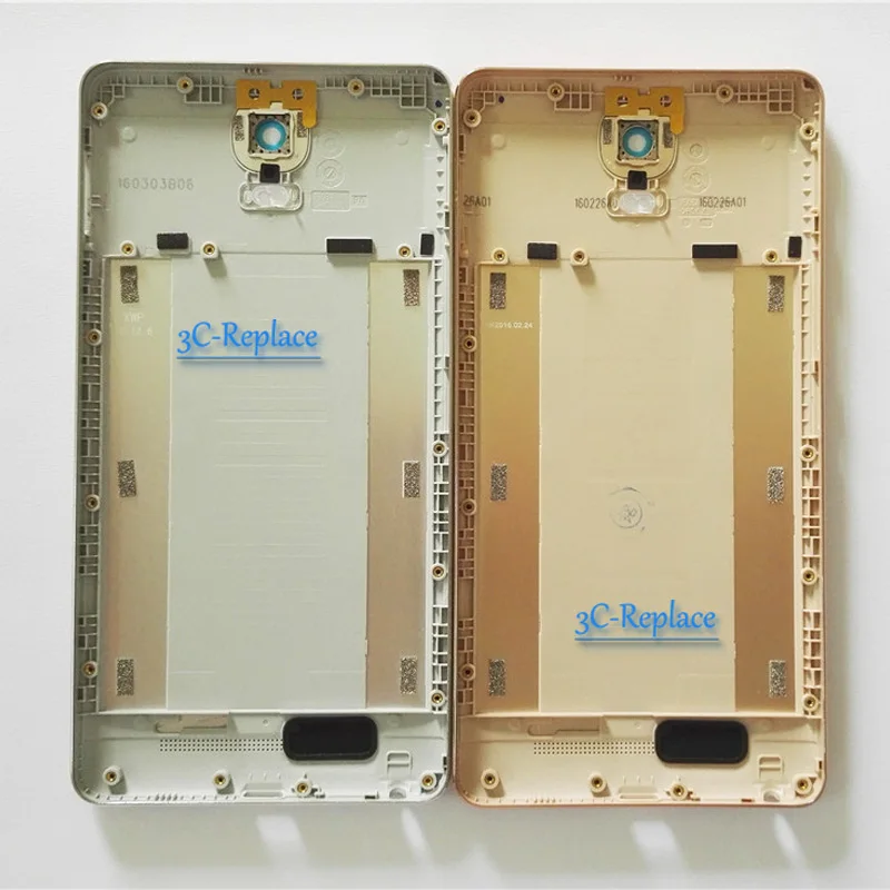 Золото/серебро 6 0 дюймов для Gionee марафон M5 плюс M5Plus GN8001 GN8001L задняя Батарея крышка