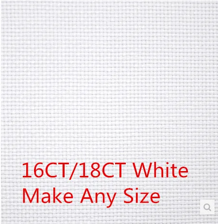 Фабрика магазин ткани 16CT или 18CT Аида Ткань вышивки крестом Холст 150X150cm сделать