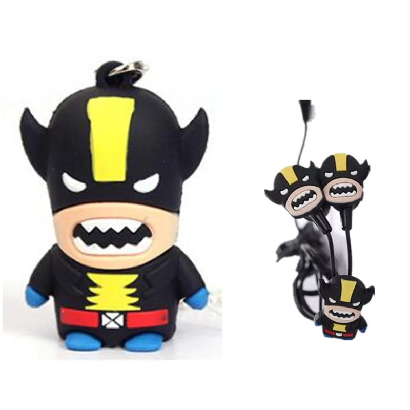 

2019 New Creative Cartoon super hero usb 2.0 memory stick flash drive + Free cartoon headphones
