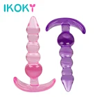 20-28 мм анальные бусины вагинальная и Анальная пробка шарик трусики интимные игрушки для женщин мужчин геев массажер простаты инструменты для пар Силиконовый эротический магазин