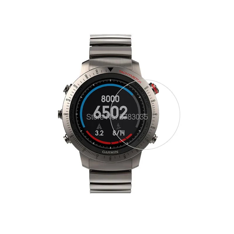 Умный Браслет Garmin Fenix Chronos прозрачная глянцевая Защитная пленка для экрана (не