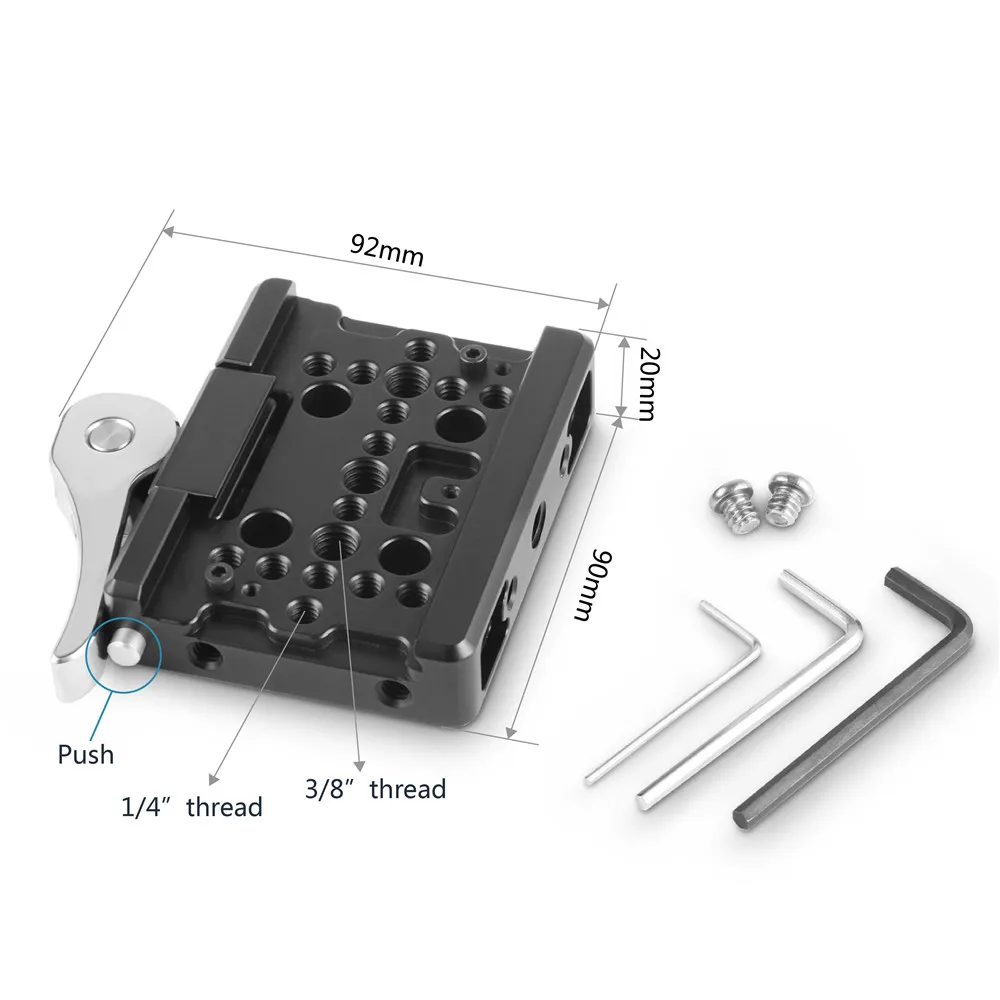Свисающая опорная пластина SmallRig (Manfrotto 501PL QR Plate совместима) для