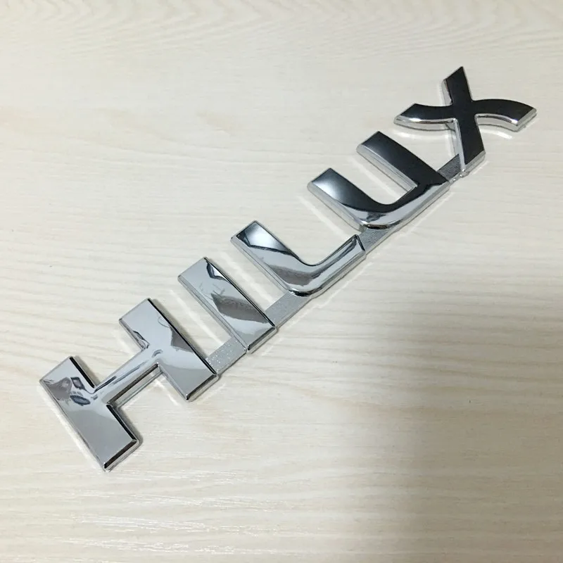 Хромированная наклейка на багажник автомобиля HILUX из АБС-пластика с