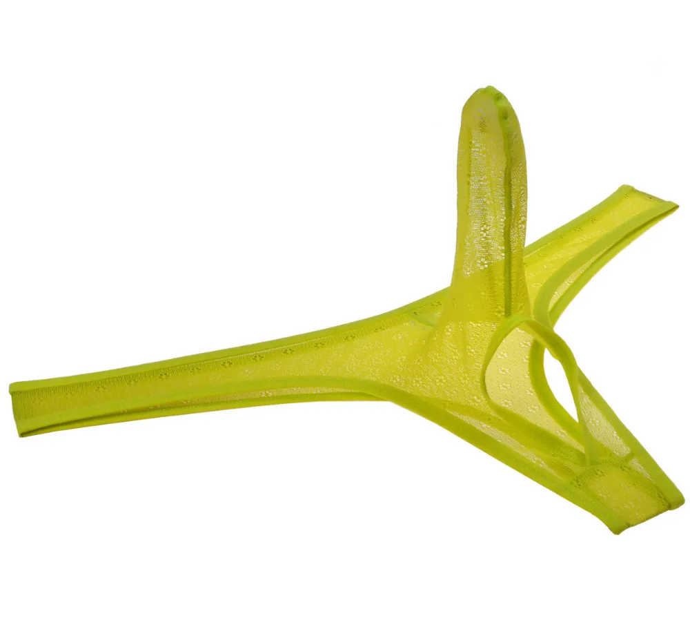 Пикантное бикини с усовершенствованным мешочком для пениса жаккардовые Стринги