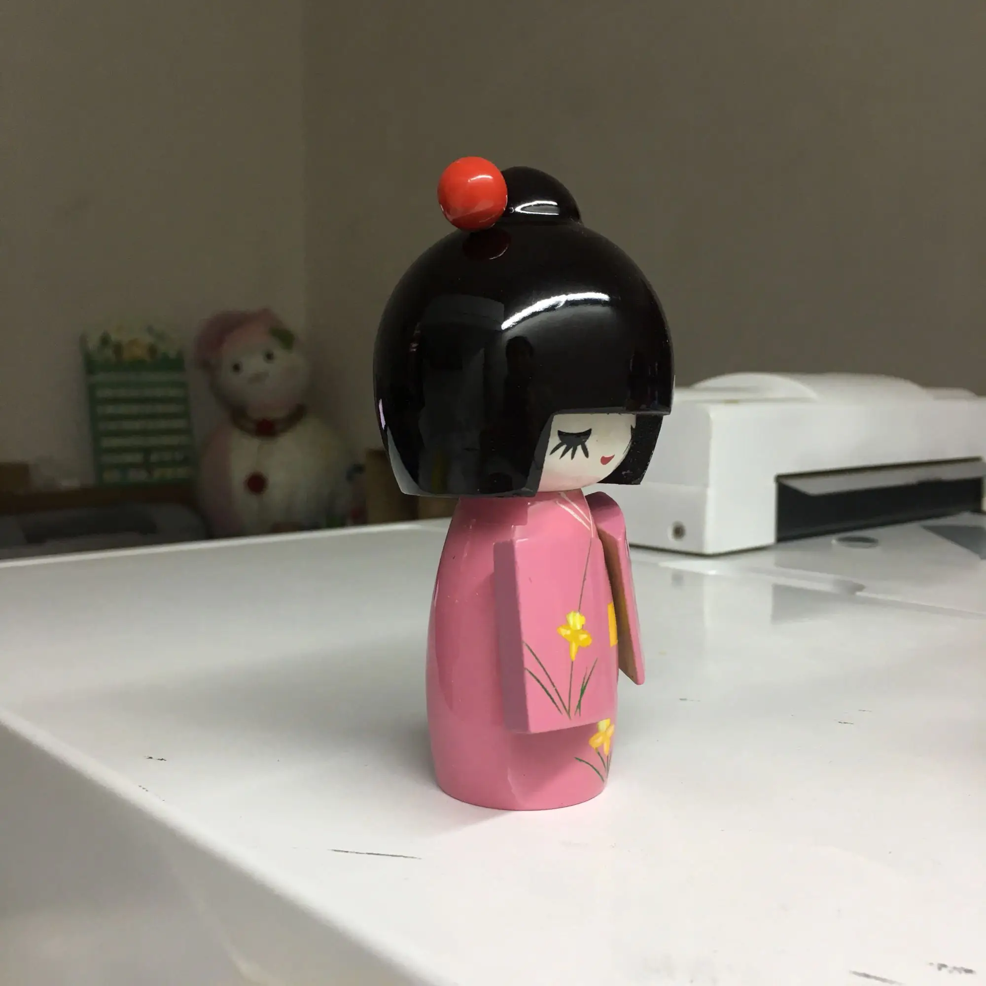Японские куклы Kokeshi деревянные украшения ручной работы 164 японские тонкой