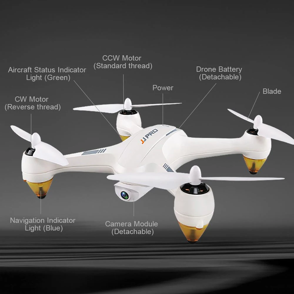 JJRC JJPRO X3 Радиоуправляемый Дрон HAX wifi FPV Бесщеточный с HD 1080P Съемная камера gps