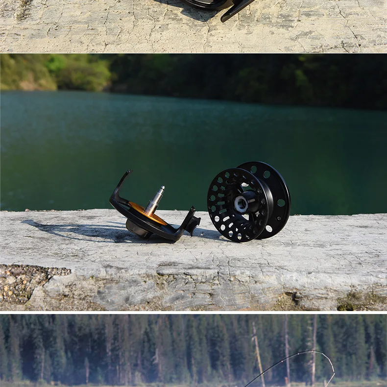 LEO Металл летающее рыболовное колесо правая левая рука взаимозаменяемое плотное