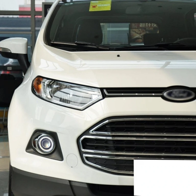 Для Ford EcoSport 2012 2016 белый Ангельские глазки DRL желтый сигнал светильник H11