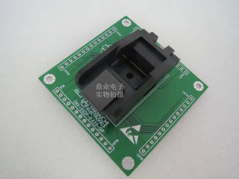 Оригинальное тестовое сиденье YAMAICHI IC SSOP48/DIP48 программирующее гнездо адаптер 0 635