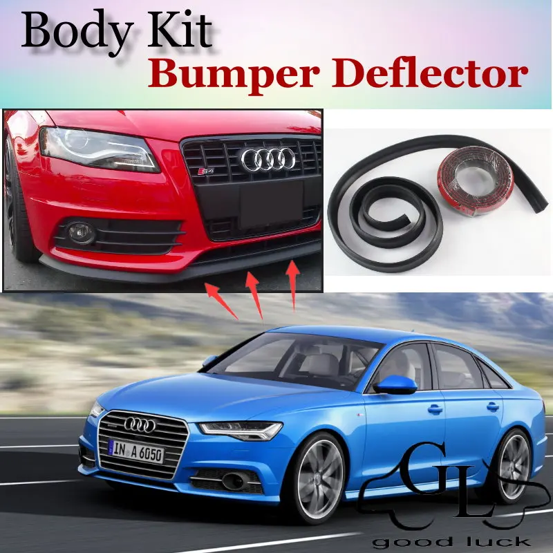 Бампер губы для Audi A6 S6 RS6 2004 ~ 2015/автомобильный магазин губ спойлер устойчивый к