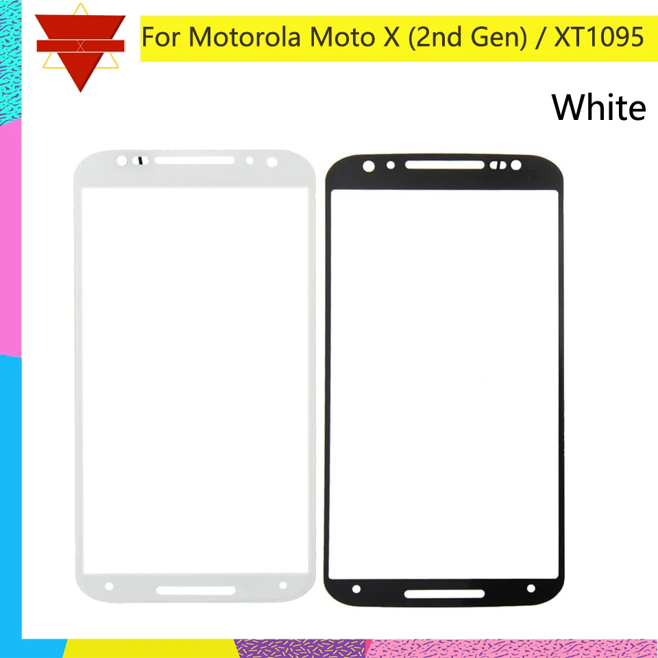 5 2 ЖК Передняя стеклянная линза для Motorola Moto X (2nd Gen) XT1095 передняя внешняя сенсорный