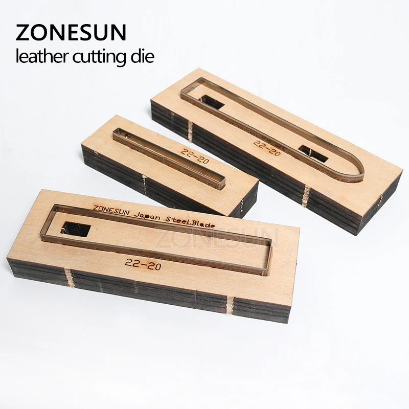 ZONESUN 22 20 заказной кожаный режущий штампованный DIY ремесло поставка ремешок для
